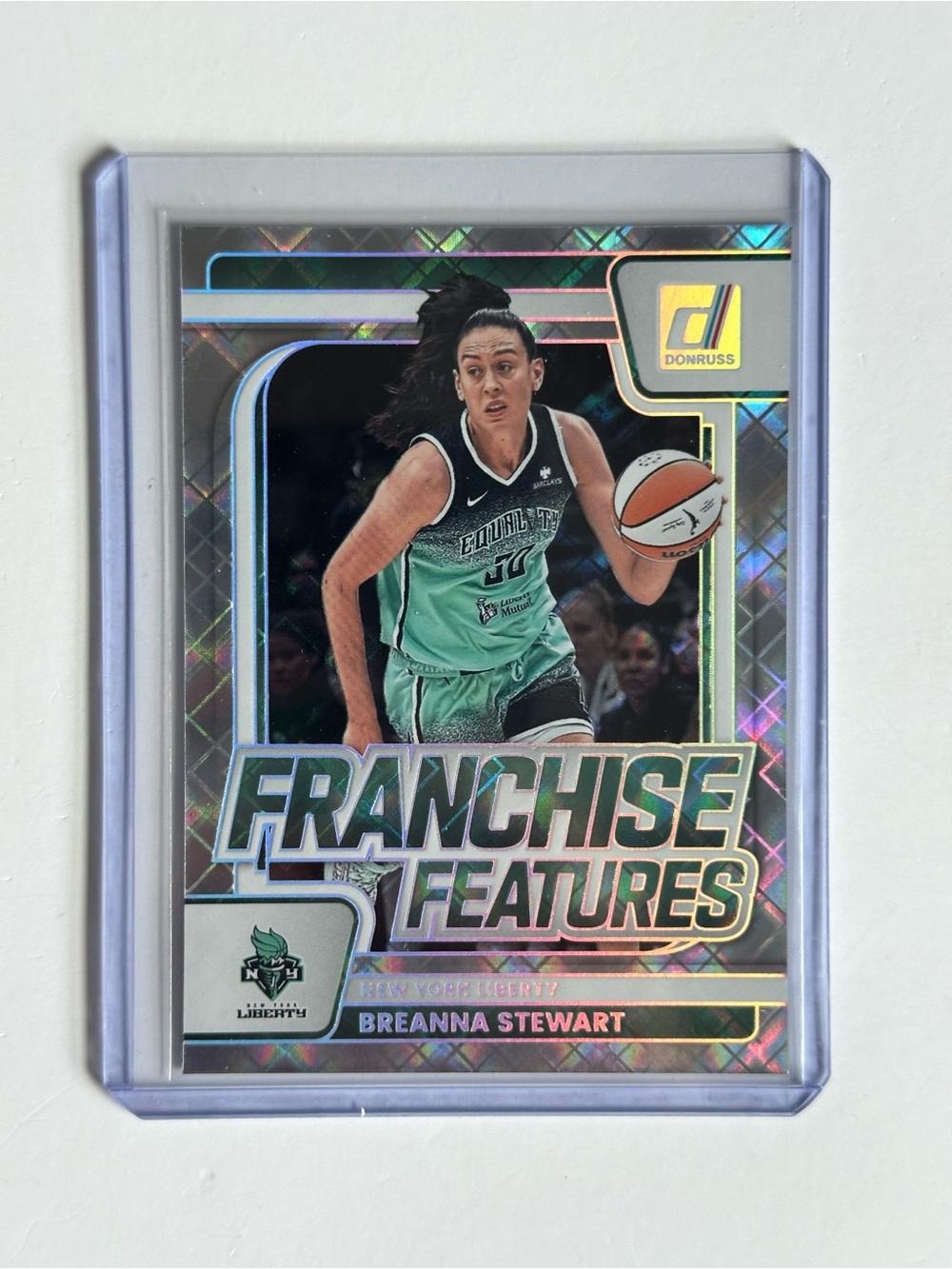 Panini Donruss Franchise Features Card - Teal, Silver